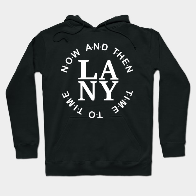 Los Angeles and New York (B and W version) Hoodie by Koolstudio